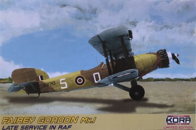 Kora Model PK72129 Fairey Gordon Mk.I Late Service in RAF 1/72