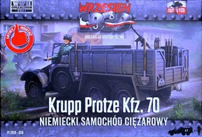 First To Fight FTF-72058 Krupp Protze Kfz.70 (incl. 1 fig.) 1/72