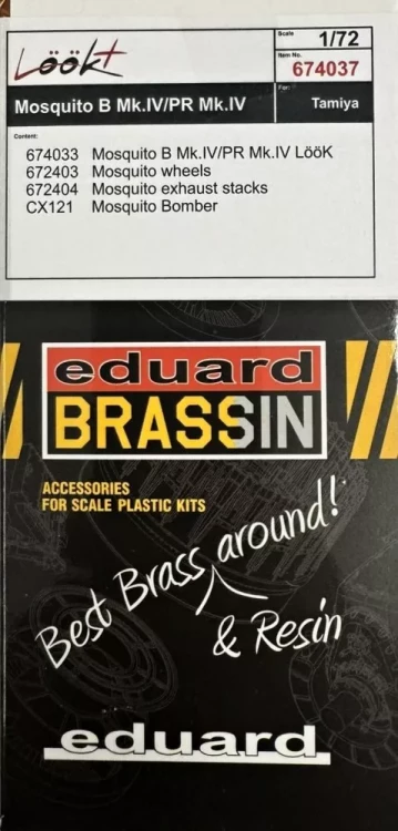 Eduard 674037 BRASSIN Mosquito B Mk.IV/PR Mk.IV LooKplus 1/72