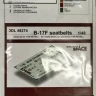 Eduard 3DL48274 B-17F seatbelts SPACE (REV) 1/48
