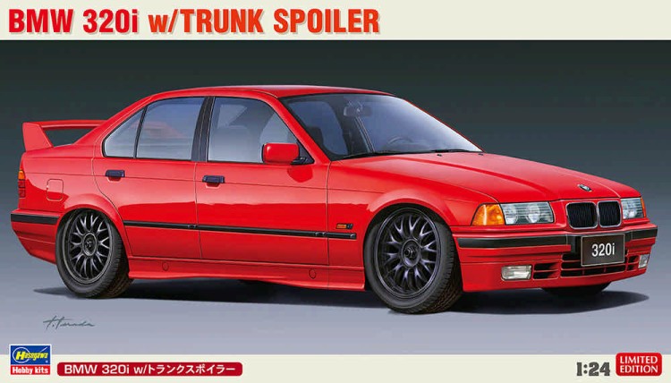 Hasegawa 20592 BMW 320i w/TRUNK SPOILER (со спойлером на крышке багажника) (Limited Edition) 1/24