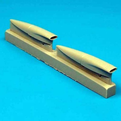 QuickBoost QB48028 F-8 Crusader air cooling scoops 1/48
