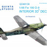 Quinta studio QD48139 FW 190D-9 (для модели Eduard) 3D декаль интерьера кабины 1/48