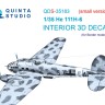 Quinta studio QDS-35183 He 111H-6 (Border Model) (малая версия) 1/35