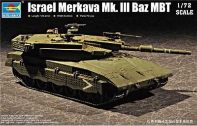 Trumpeter 07104 lsrael Merkava Mk. lll Baz MBT 1/72