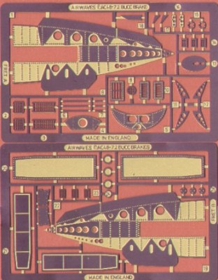Airwaves (etched) AEC48072 Blackburn/Hawker-Siddeley Buccaneer S.2B Airbrakes etc 1/48