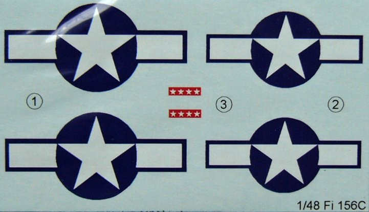 LF Model C4802 Decals for Fi-156 Storch USAF 1/48