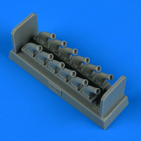QuickBoost QB32244 P-51D Mustang exhaust (REV) 1/32
