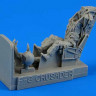 Aerobonus 480075 US Navy fighter pilot with ejection seat for F-8E/H/J/K Crusader 1/48