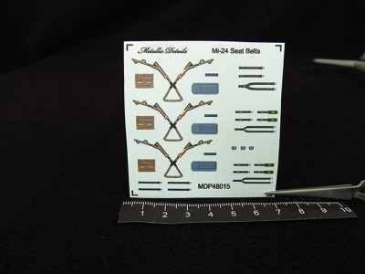 Metallic Details MDP48015 Mil Mi-24D seatbelts (3d-printed) 1/48