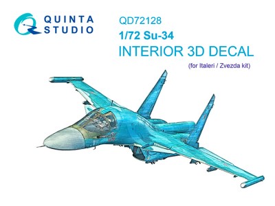 Quinta Studio QD72128 Су-34 (Звезда/italeri) 1/72