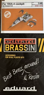Eduard 6481104 BRASSIN Fw 190A-4 cockpit PRINT (EDU) 1/48