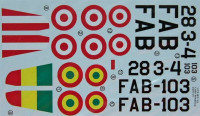 LF Model C7289 Decals Latin American Vibrators - Part VI. 1/72