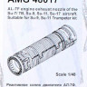 Amigo Models AMG 48017 Su-7/7B/9/11/17 engine exhaust nozzle AL-7F 1/48