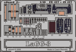 Eduard FE427 Lagg-3 1/48 фототравление Zoom Цветное