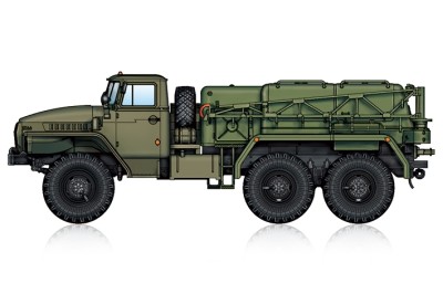 Hobby Boss 82962 Аэродромный стартер АПА-5Д на базе автомобиля Урал-4320 1/72