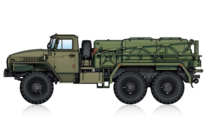 Hobby Boss 82962 Аэродромный стартер АПА-5Д на базе автомобиля Урал-4320 1/72