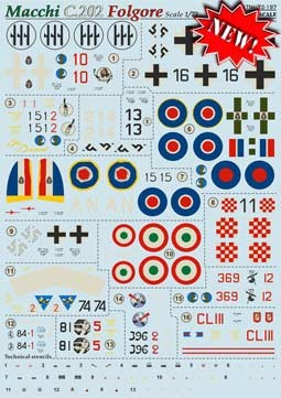 Print Scale 72-197 Macchi C.202 Folgore 1/72