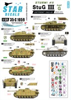 Star Decals 35-C1059 Sturm # 8. Sturmgeschutz/StuG.III Ausf.G, Ostfront 1943-45 1/35