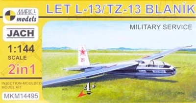 Mark 1 Models MKM-14495 LET L-13/TZ-13 Blan?k MILITARY (2-in-1) 1/144