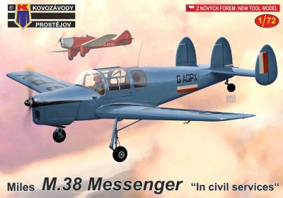 Kovozavody Prostejov 72317 Miles M.38 Messenger 'In Civil Services' 1/72