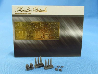 Metallic Details MDR14418 Heinkel He-111H Set contains resin and photoetched parts 1/144