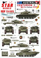 Star Decals 72-A1075 Australia in Vietnam # 1.Aussie Centurion Mk.5 1/72