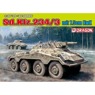 Dragon 6964 Sd.Kfz. 234/3 Mit 7.5Cm Kwk '39-'45 Series Premium Edition 1/35