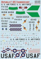 Print Scale C72462 Republic F-105 Thunderchief - Part 3 (decal) 1/72