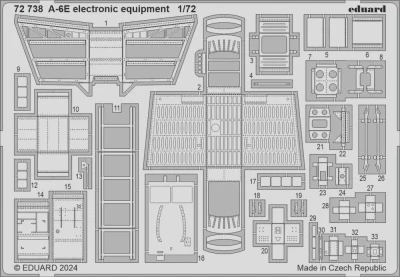 Eduard 72738 SET A-6E electronic equipment (TRUMP) 1/72