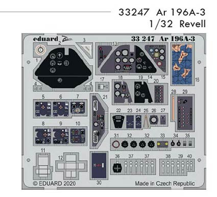 Eduard 33247 1/32 Ar 196A-3 (REV)