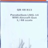 QuickBoost QB48813 Parabellum LMG-14 WWI aircraft gun 1/48