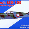 Rs Model 92248 Bloch MB-155 French WWII fighter (5x camo) 1/72