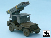 BlackDog T48027 JEEP with rocket launcher conversion set 1/48