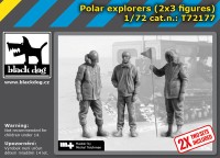 Black Dog T72177 Polar explorers (2x3 figures) 1/72