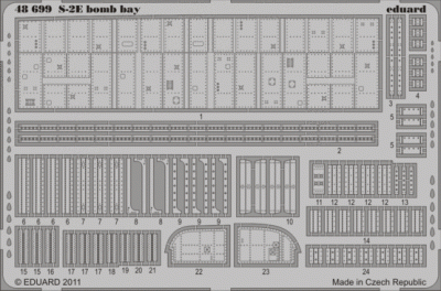 Eduard 48699 S-2E bomb bay