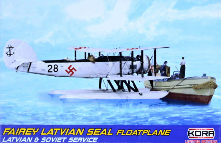Kora Model KORPK72147 Fairey Seal Floatplane Latvian&Soviet Service 1/72