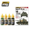 Ammo Mig 7152 Наборакриловых красок Цвета БТТ Китайской НА