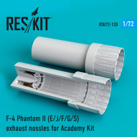 Reskit RSU72-0120 F-4 Phantom II (E/J/F/G/S) exhaust nossles for Academy Kit 1/72