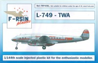 F-rsin Plastic FRP4061 Lockheed L-049/L-749 Constellation - TWA - laser decals 1/144