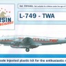 F-rsin Plastic FRP4061 Lockheed L-049/L-749 Constellation - TWA - laser decals 1/144