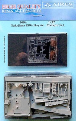 Aires 2084 Nakajima Ki84 Hayate cockpit set 1/32