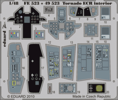 Eduard 49523 Tornado ECR interior S.A.