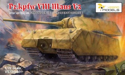 Vespid Models VS720001 MAUS V2 Heavy Tank 1:72