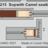 Eduard FE1215 Sopwith Camel seatbelts STEEL (EDU) 1/48