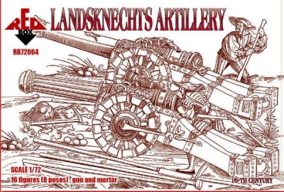 Red Box 72064 Landsknechts Artillery 16 c. 1/72