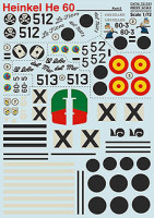 Print Scale 72-331 Heinkel He 60 - part 2 (wet decals) 1/72