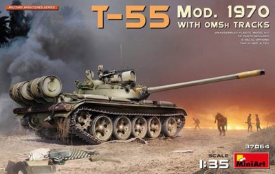 MiniArt 37064 T-55 Mod. 1970 With Omsh Tracks 1/35