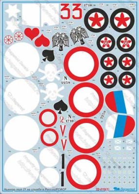 Begemot Decals 32-010 Ньюпор тип 21 1/32