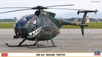 Hasegawa 07531 Американский лёгкий вертолёт OH-6D "SHARK TEETH" (Limited Edition) 1/48